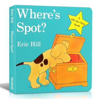 Wheres Is Spot baby Cardboard English reading Book หนังสือเด็ก หนังสือภาษาอังกฤษ หนังสือนิทานภาษาอังกฤษ หนังสืออังกฤษ