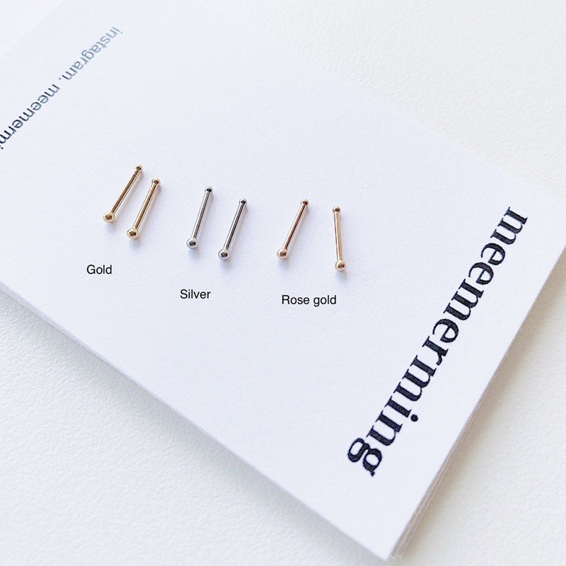 Sticky dot mini [ก้านต่างหู]*ใส่ไปเรียนได้ไม่โดนดุ^^