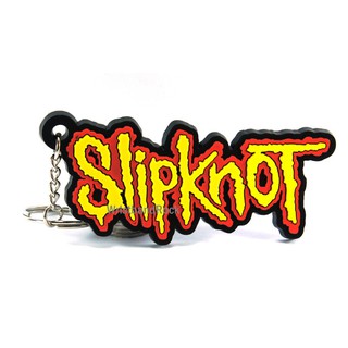 SLIPKNOT พวงกุญแจ ยาง พรีเมี่ยม สลิปน็อต พังค์ แทรช ร็อค 2-3 วันรับของ SKT93