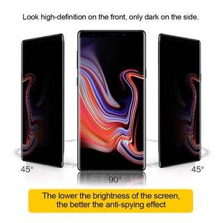 Samsung Galaxy NOTE9 Anti Spy Glass Privacy Tempered glass ฟิล์มกระจกนิรภัยป้องกันคนแอบมอง(กันเสือก)SamsungNOTE9