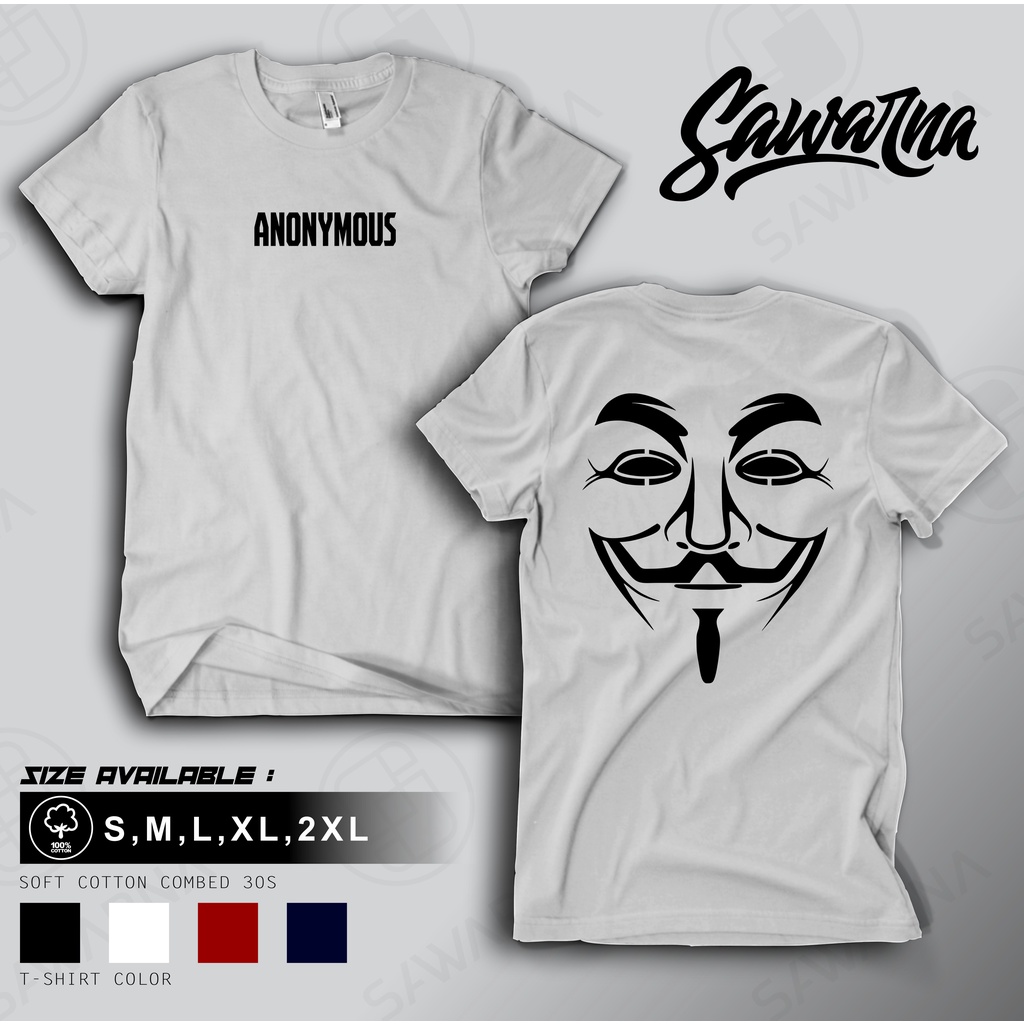 เสื้อยืด DISTRO HACKER ANONYMOUS BJORKA UNISEX ผู้ชายผู้หญิงต้นฉบับ