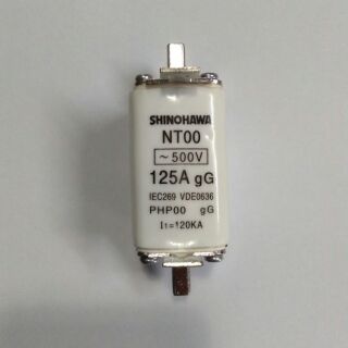 Shinohawa Fuse link NT00 63A 125A 500V ฟิวส์ใบมีด