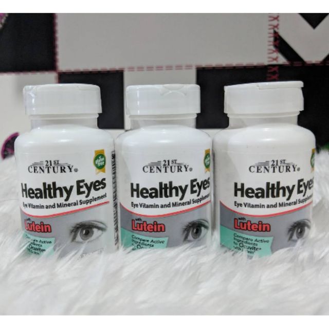 ✅✅ พร้อมส่ง ✅✅ 21ST Century Healthy Eyes With Lutein ( 60 Tablets)