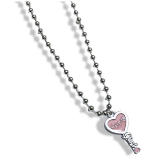 STEEL BEADS WITH KEY💕 สร้อยลูกปัดไข่ปลาจี้กุญแจ