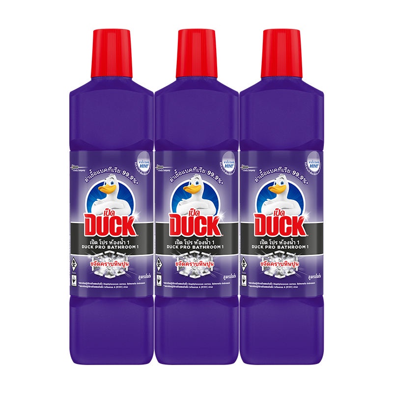 duck เป็ด โปร น้ำยาล้างห้องน้ำ 450 มล. (3 ขวด)