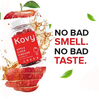 KOVY ACV GUMMIES เยลลี่แอปเปิ้ลไซเดอร์ นำเข้าจากต่างประเทศ คีโต วีเก้น IF fasting ทานได้