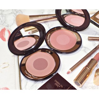 ของแท้100% Charlotte Tilbury 2021 บลัชออน ชาลอต ทิวเบอร์ จากอังกฤษ Blush on ที่ปัดแก้ม ที่ทาแก้ม Chic to cheek  แต่งหน้า