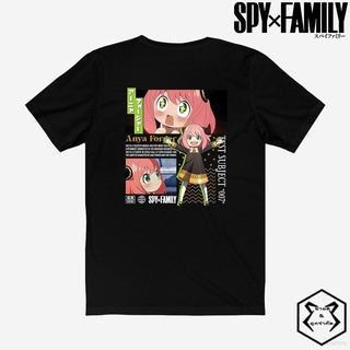 Acf เสื้อยืดแขนสั้นลําลอง ทรงหลวม พิมพ์ลายอนิเมะ Spy X Family Anya Forger Test Subject Tops