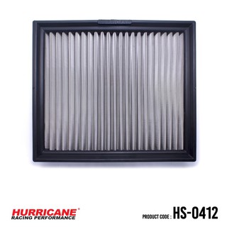 HURRICANE กรองอากาศสแตนเลส , ผ้าแดง MG ( ZS ) HS-0412