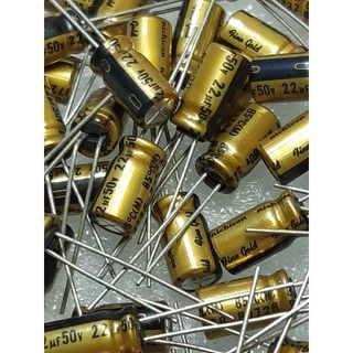 Nichicon FG (Fine Gold) 22uf 50v capacitor ตัวเก็บประจุ คาปาซิเตอร์