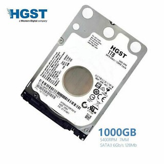 HDD HGST 2.5in 7.0MM 1000GB 5400RPM SATA Z5K1  3 YEARS