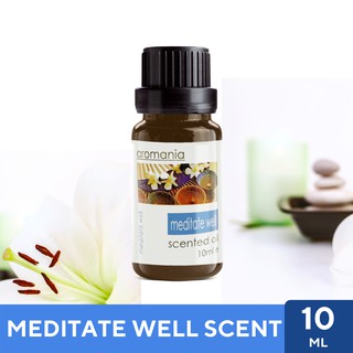 Aroma Oil น้ำมันหอมระเหย กลิ่น Meditate Well เสริมสมาธิ ขนาด 10ml - น้ำมันอโรม่า Fragrance Oil ใช้กับเครื่องพ่นไอน้ำ