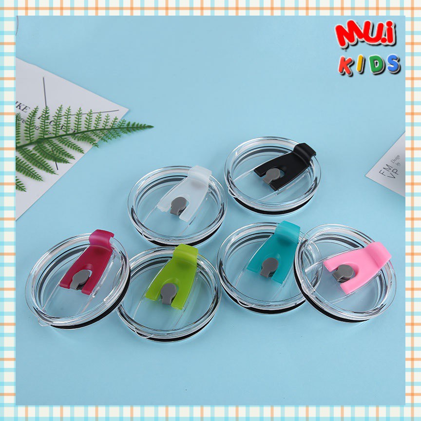 ฝาแก้ว แบบสไลด์เลื่อน และ เปิดปิด หลากหลายสี กันน้ำหก ขนาด30oz  🎨 By Muikid