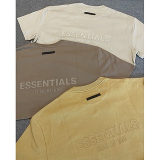 เสื้อยืดผ้าฝ้ายพิมพ์ลายคลาสสิกเสื้อ FOG Essentials SS21