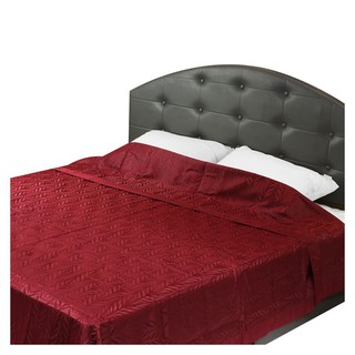 Bed cover BED COVER HOME LIVING STYLE PREEN 6’ RED Bedding accessories Bedroom bedding ผ้าคลุมเตียง ผ้าคลุมเตียง KING SI