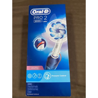 (ใหม่แท้พร้อมส่งส่งฟรี)Oral-B ออรัลบี แปรงสีฟันไฟฟ้า รุ่น Pro 2 2000