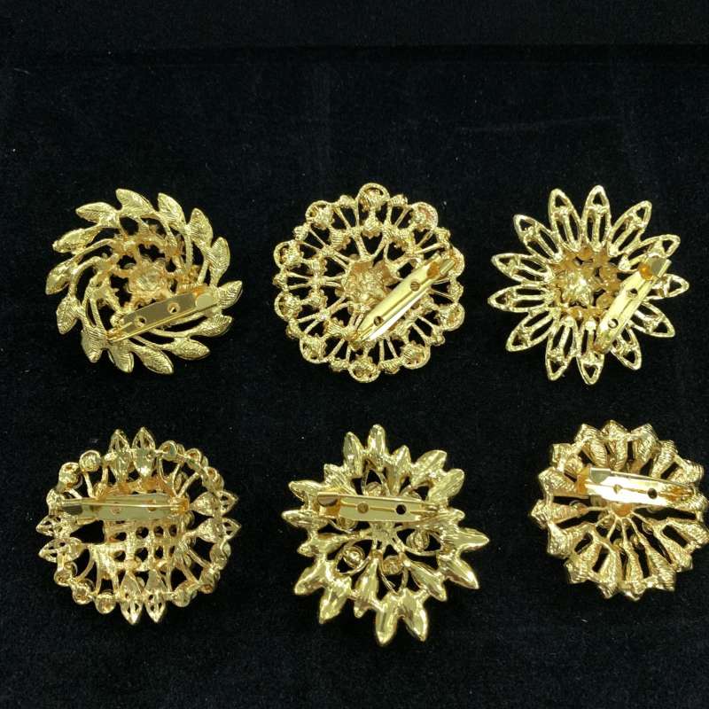 Vintage Jewelry เข็มกลัด ลายดอกไม้ แฟชั่น คลาสสิก รูปที่ 6