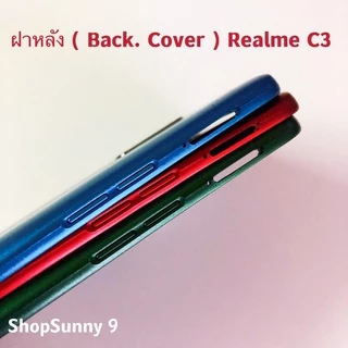 ฝาหลัง ( Back Cover ) Realme C3 ( แถมปุ่มสวิตช์นอก + เลนส์กล้อง )