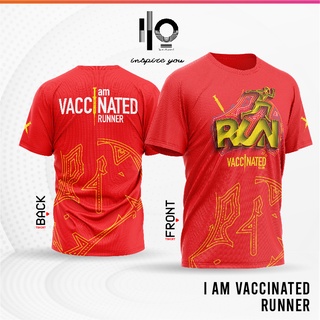 เสื้อวิ่ง I AM VACCINATED RUNNER (สีแดง)