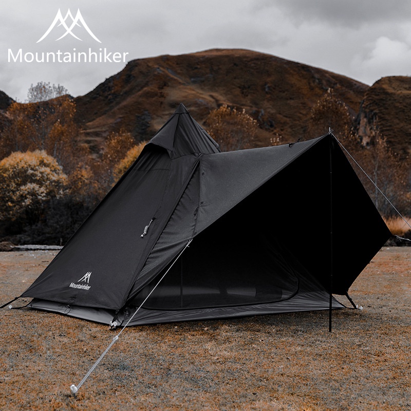 Shopee Thailand - Camping tents, tents, tents, Mountainhike Teepee MS tents, size 3-4 people, the new model adds ventilation holes inside.