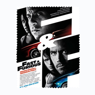 สั่งทำ ผ้าเช็ดแว่นตา ผ้าเช็ดแว่น ผ้าเช็ดเลนส์ ผ้าเช็ดจอ ภาพยนตร์ หนัง FAST &amp; FURIOUS 4 &amp; 5 &amp; 6 เร็ว แรงทะลุนรก