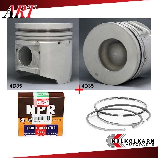 ART ลูกสูบ/แหวน NPR สำหรับ MITSUBISHI CANTER 4561cc รุ่นเครื่อง 4D35K