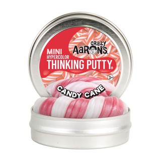 Crazy Aarons Thinking Putty รุ่นพิเศษเฉพาะฤดูหนาว 2018 Hypercolor เปลี่ยนสีตามอุณหภูมิ Candy Cane สีชมพู ขนาด 2 นิ้ว