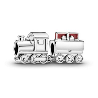 (พร้อมส่ง)*New*Pandora Christmas Train Charm