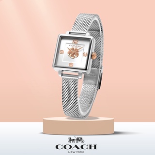 COACH รุ่น14503697 22mm นาฬิกาข้อมือผู้หญิง นาฬิกาcoach สายสแตนเลส นาฬิกาข้อมือผู้หญิงของแท้100% นาฬิกาแบรนด์เนม C030