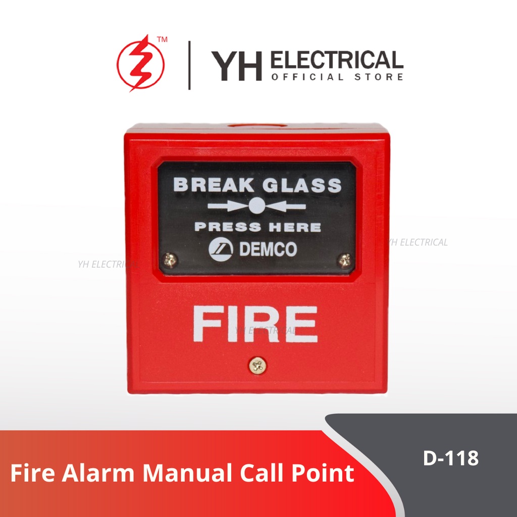 DEMCO DEM-118 คู่มือ Call Point EMERGENCY BREAK GLASS