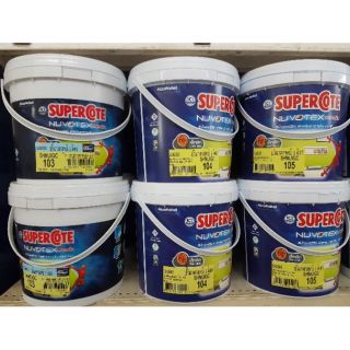 สีทาบ้าน สีทาห้อง Dulux ซูเปอร์โคท นูโวเท็กซ์ สีน้ำทาภายใน ขนาด 3 ลิตร (กลุ่ม1)