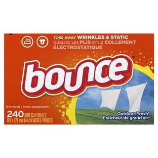 Bounce 240 แผ่น * แผ่นหอมอบผ้า Outdoor Fresh Dryer Sheet 240 loads