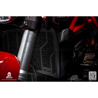 การ์ดหม้อน้ำ &amp; การ์ดออยคูลเลอร์ Leon For Ducati Monster821