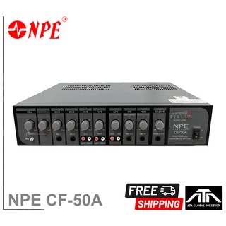 NPE CF-50A แอมป์ชุดไมค์ประชุม เครื่องเสียงห้องประชุม เครื่องเสียงไมค์ประชุม CF50A แอมป์ขยายไมค์ประชุม แอมป์ CF50A