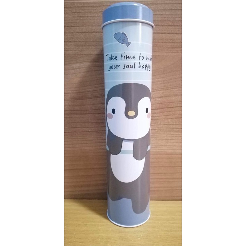 กล่องดินสอเหล็กกลม MOSHI MOSHI