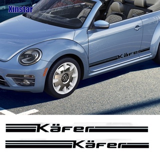 《พร้อมส่ง》สติกเกอร์ตกแต่งตัวถังรถยนต์ สําหรับ Volkswagen Beetle Kafer 2 ชิ้น