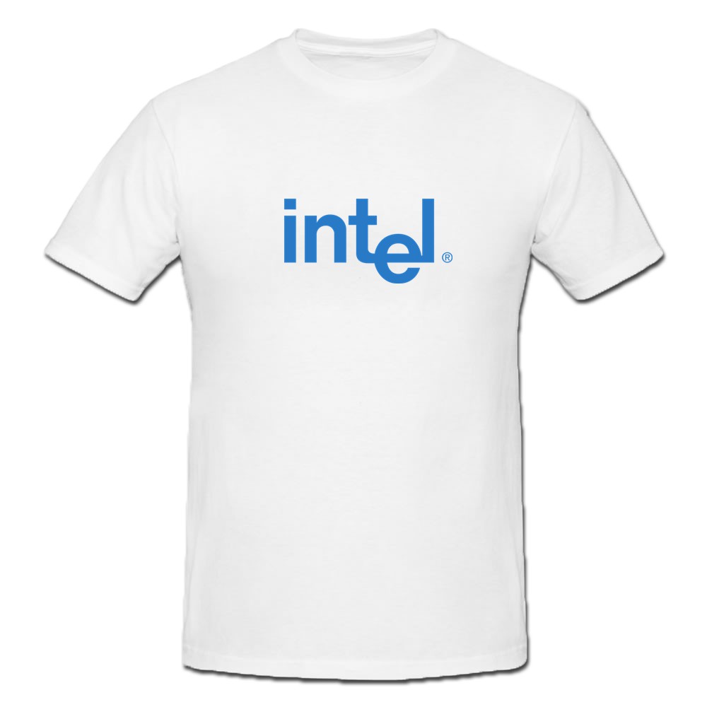 เสื้อยืด INTEL Unisex ผ้าฝ้ายคุณภาพสูง 100%