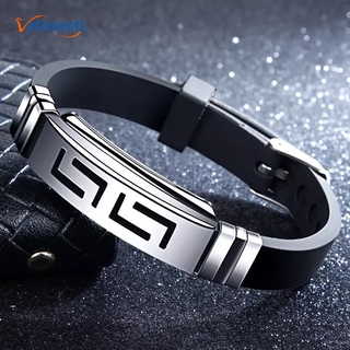 ( Ves ) สายรัดข้อมือสแตนเลสสําหรับผู้ชาย