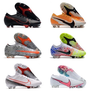 ❈Kasut Bola Nike Mercurial Vapor 13 Elite FG Superfly Ronaldo ถักกันน้ำ Unisex จูเนียร์รองเท้าฟุตบอลจัดส่งฟรีขนาด 39-45