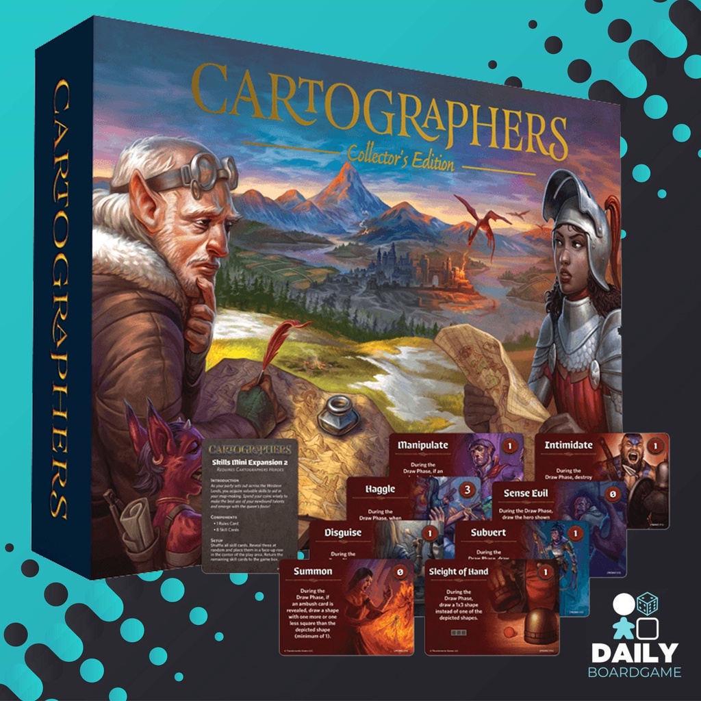 Cartographers Heroes Collectors Edition Boardgame - dailyboardgame ...