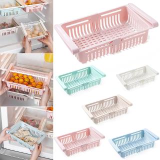 Retractable Drawer Type Refrigerator Container Box Food Fruit Organizer Basket Fridge Storage Bins @TH
