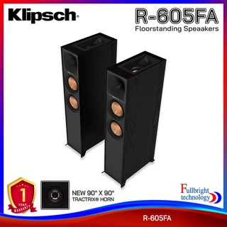 Klipsch R-605FA Floorstanding Speaker ลำโพงตั้งพื้น ขนาด 2 x 6.5 นิ้ว + 1 x 5,25 นิ้ว (Atmos) 400 + (150) วัตต์ รับประกันศูนย์ไทย 1 ปี