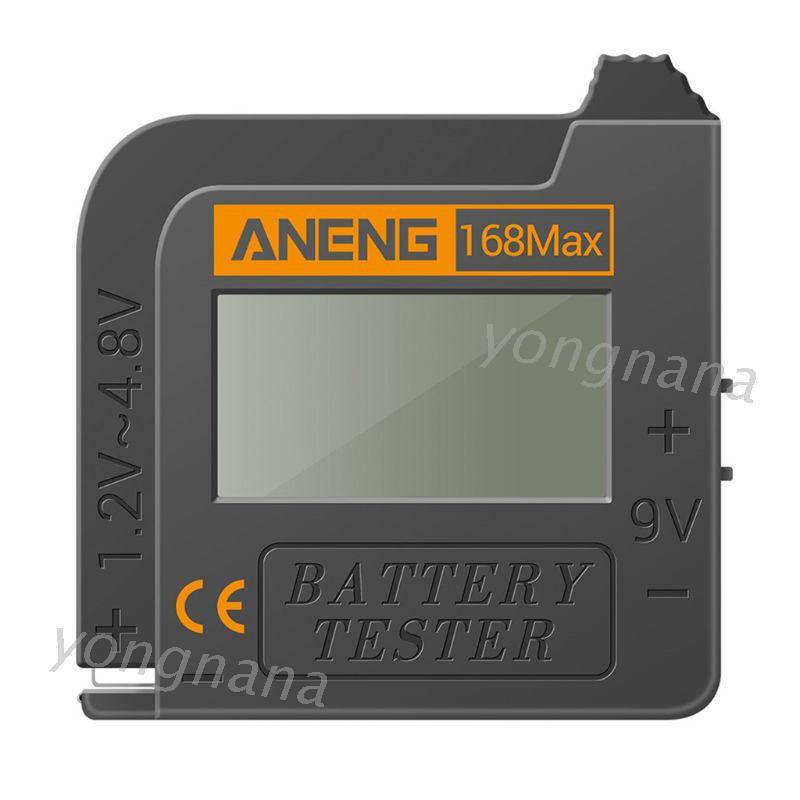 ★TOOL♣ 168Max Universal Digital Battery Capacity Tester for Lithium 18650 AA 9V Button