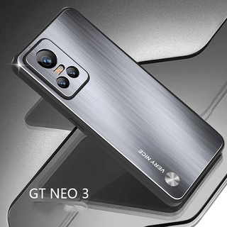 Yjd เคส Realme GT NEO3 เคสโทรศัพท์ กันกระแทก ฝ้าโลหะ