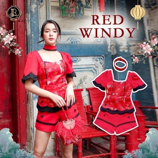 Red Windy : BLT เซ็ตนี้คือปัง ชุด ตรุษจีน สีแดงตัดดำลงตัวมาก