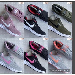 รองเท้าผ้าใบ Nike รองเท้าผ้าใบดำล้วน รองเท้าดำล้วน รองเท้าผ้าใบไนกี้ รองเท้าผ้าใบnike