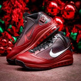 LeBron 7 QS Christmas รองเท้าบาสแท้ รองเท้าnike กล่องป้ายครบ