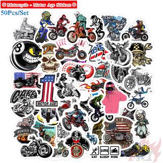 ❉ Motorcycle - Motor Age สติ๊กเกอร์ ❉ 50Pcs/Set Cool DIY Decals Doodle สติ๊กเกอร์