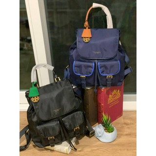 📮@2,050.-🔥🔥DISCOUNT 7 % +📍(ส่งฟรี EMS)🔥🔥💯Tory Burch Perry Nylon Flap Backpack