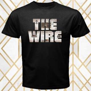 ขายดี เสื้อยืดลําลอง แขนสั้น พิมพ์ลายโลโก้ THE WIRE TV Series สีดํา สําหรับผู้ชาย S - 3 OLckjj94HMapfk30S-5XL